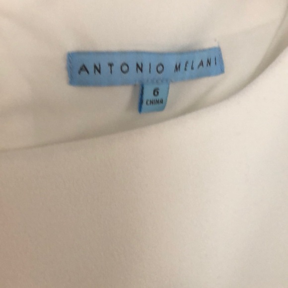 Ivory Antonio Melania dress- OBO - SIZE 6 - Picture 5 of 6
